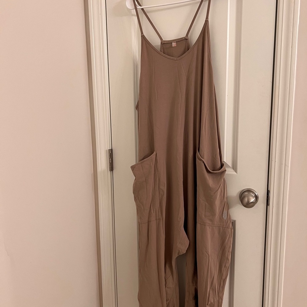 FP Movement by Free People Tan Jumpsuit